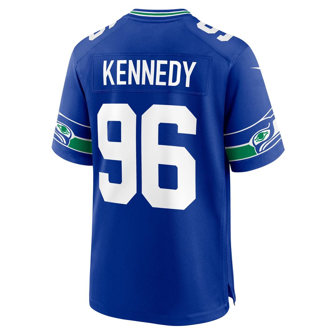 Seattle Seahawks Cortez Kennedy Royal Retired Player Alternate Game Jersey | NFL Football Jersey