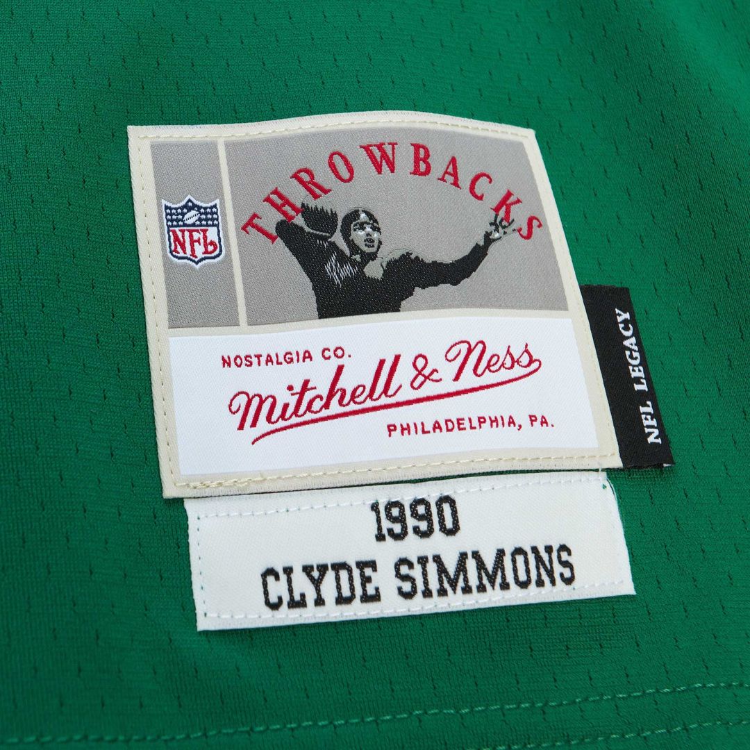 Philadelphia Eagles Clyde Simmons Kelly Green Legacy Replica Jersey | NFL Football Jersey