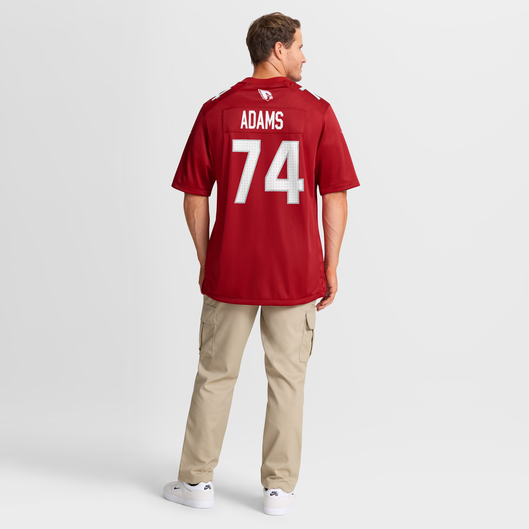 Arizona Cardinals Isaiah Adams Cardinal Team Game Jersey | NFL Football Jersey