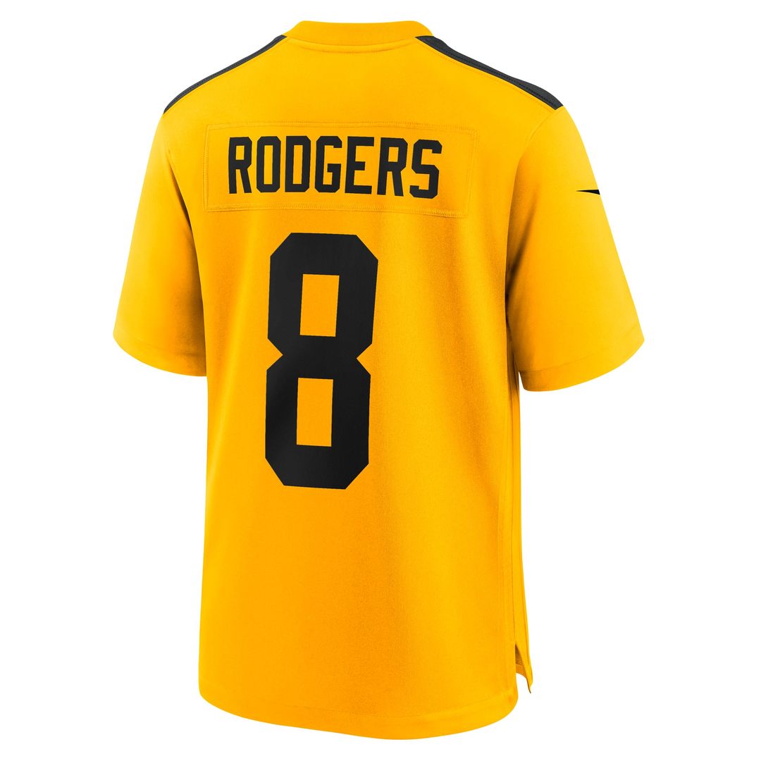 Pittsburgh Steelers Aaron Rodgers White Game Jersey | NFL Football Jersey