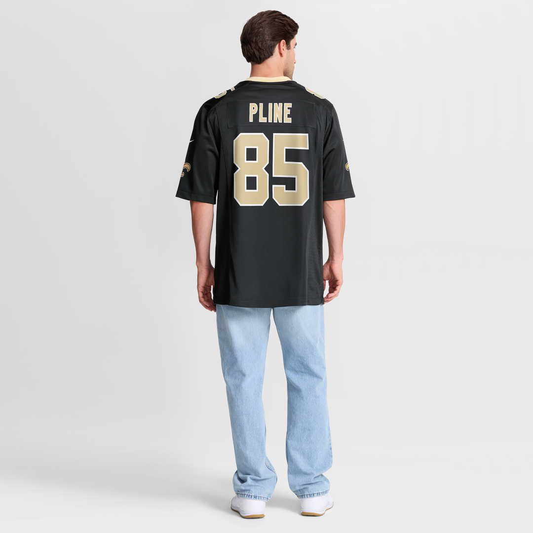 New Orleans Saints Mason Pline Black Team Game Jersey | NFL Football Jersey