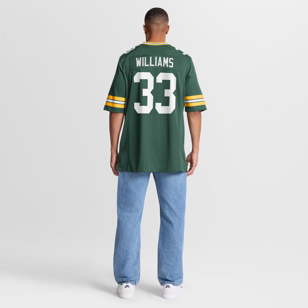 Green Bay Packers Evan Williams Green Game Jersey | NFL Football Jersey