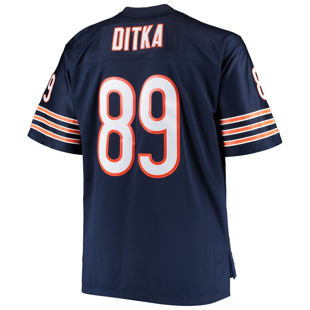 Chicago Bears Mike Ditka Navy Big & Tall 1966 Retired Player Replica Jersey | NFL Football Jersey