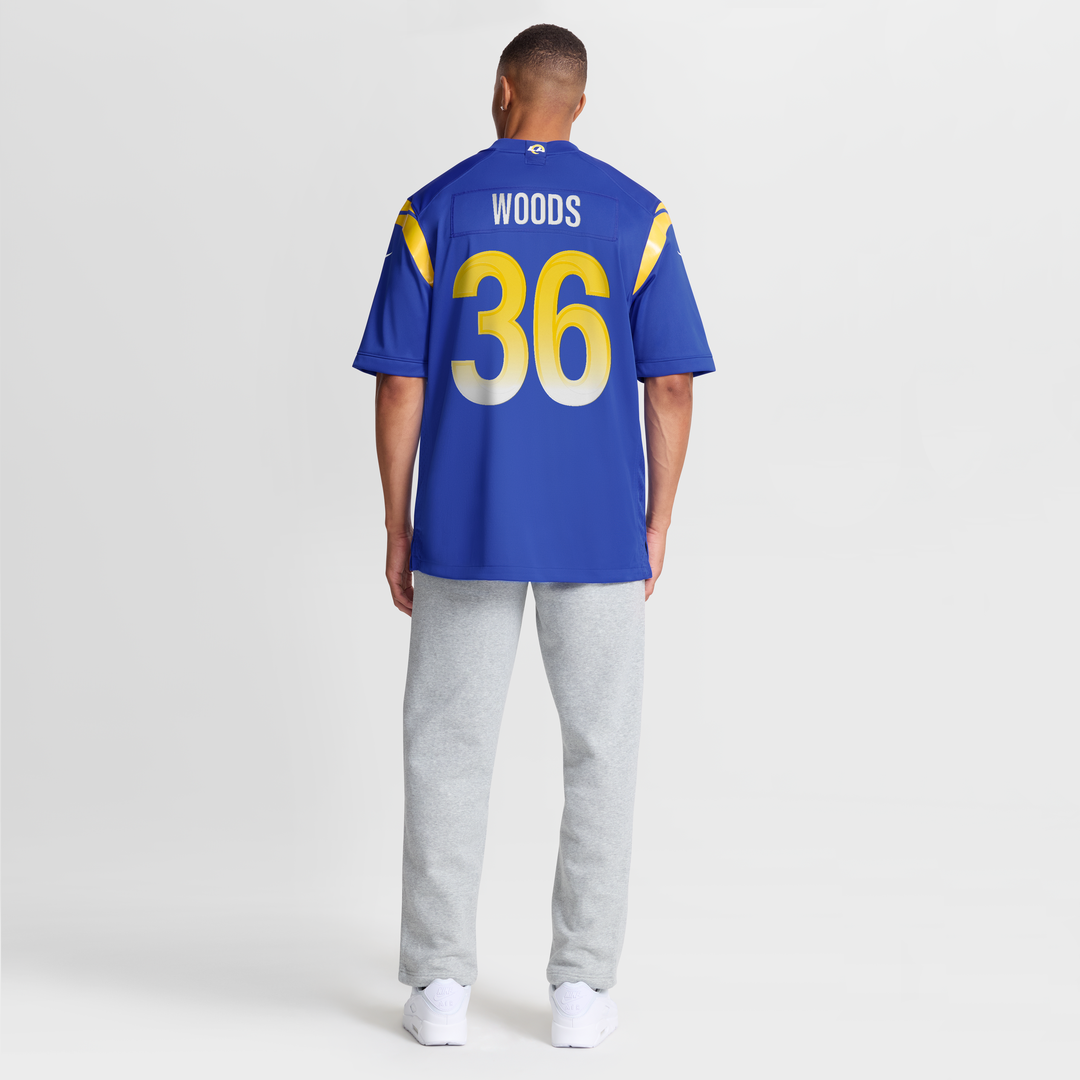 Los Angeles Rams Charles Woods Royal Game Jersey | NFL Football Jersey