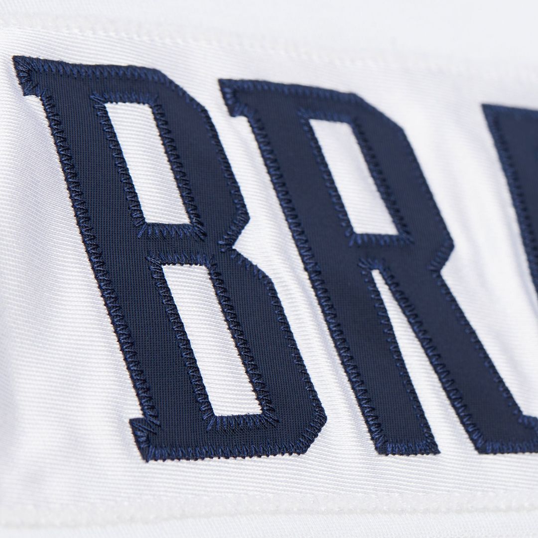 New England Patriots Tom Brady Navy Super Bowl XXXVI Authentic Throwback Jersey | NFL Football Jersey