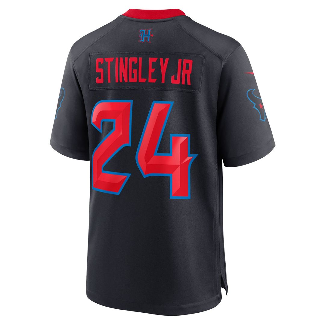 Houston Texans Derek Stingley Jr. Navy 2nd Alternate Game Jersey | NFL Football Jersey