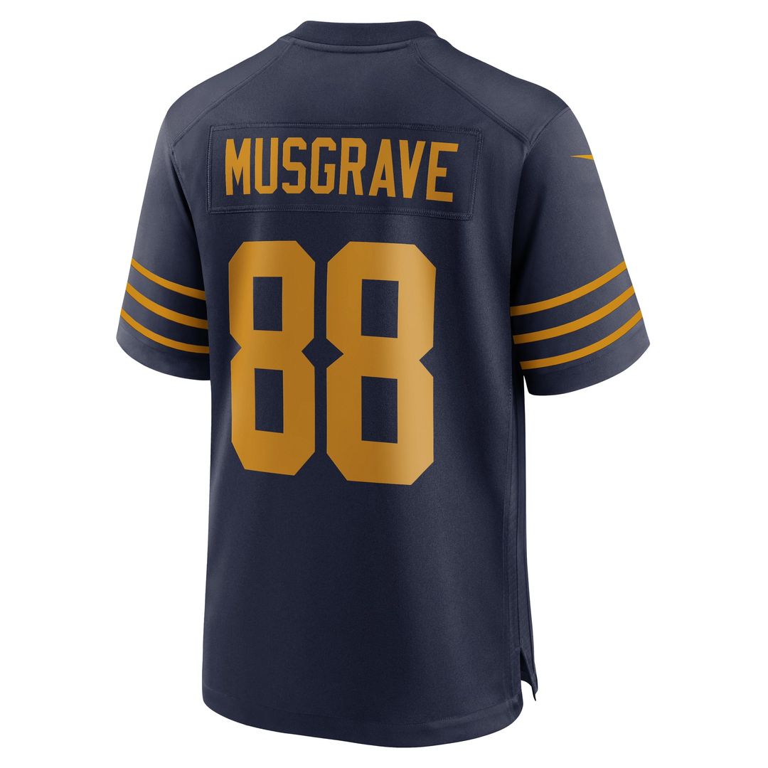 Green Bay Packers Luke Musgrave Navy The 1923 Classic Game Jersey | NFL Football Jersey