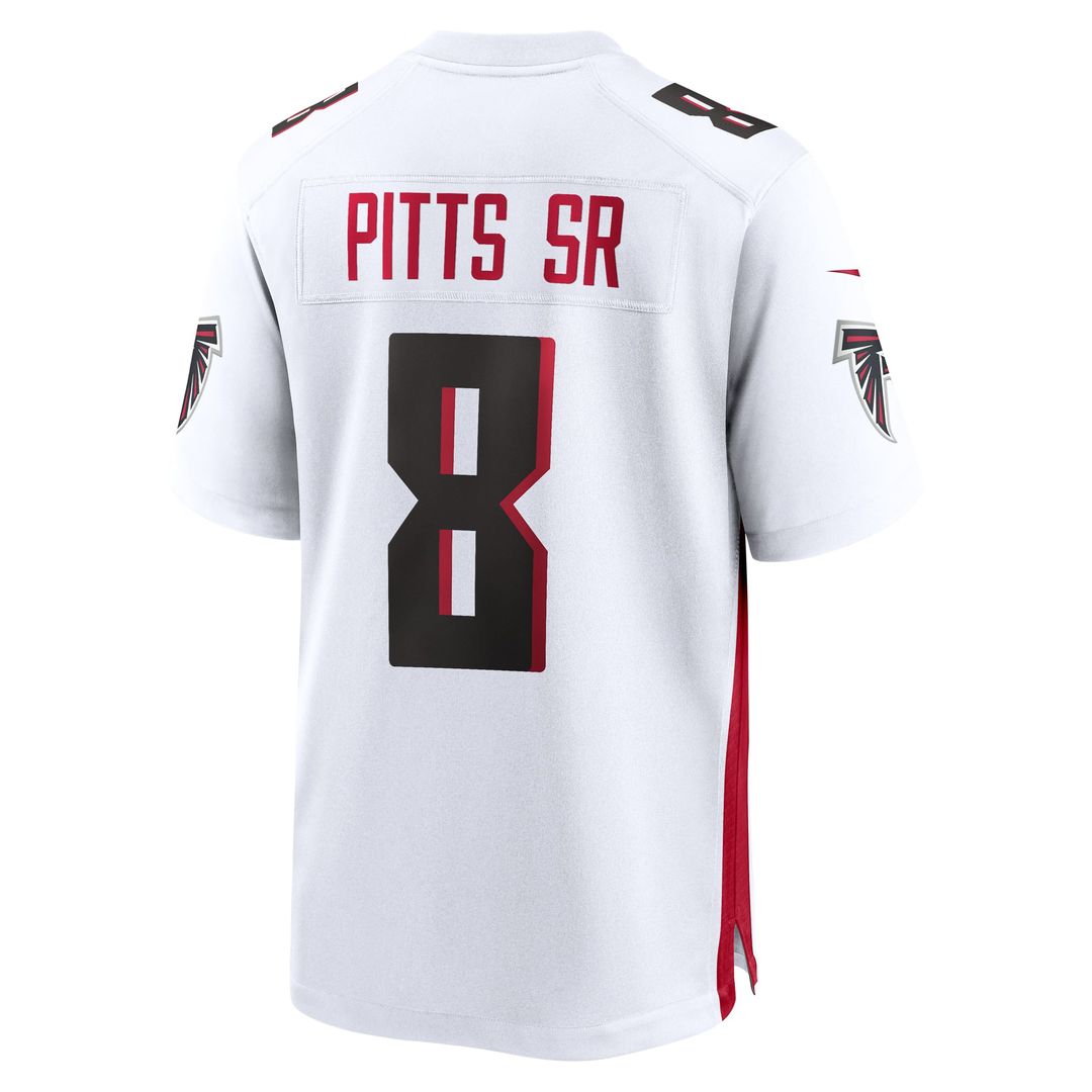 Atlanta Falcons Kyle Pitts Sr. White White Game Jersey | NFL Football Jersey