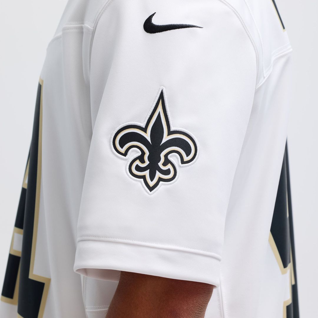 New Orleans Saints Alvin Kamara White Vapor F.U.S.E. Limited Jersey | NFL Football Jersey
