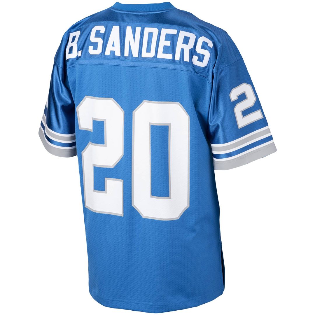 Detroit Lions 1993 Barry Sanders Blue Authentic Throwback Retired Player Jersey | NFL Football Jersey