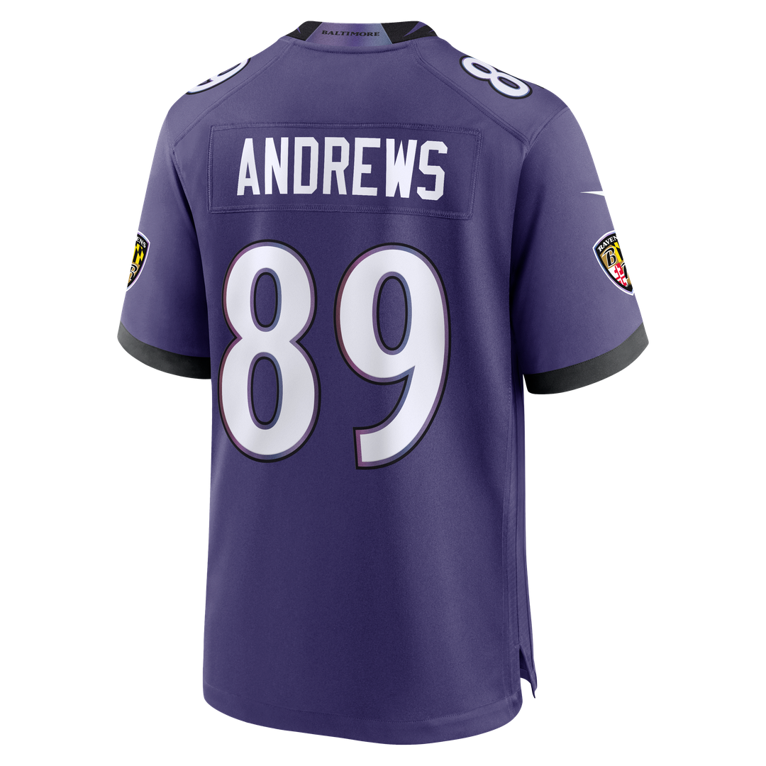 Baltimore Ravens Mark Andrews Black Alternate Game Jersey | NFL Football Jersey