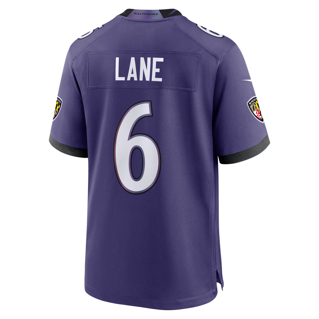 Baltimore Ravens Ja'Kobi Lane Purple Team Game Jersey | NFL Football Jersey