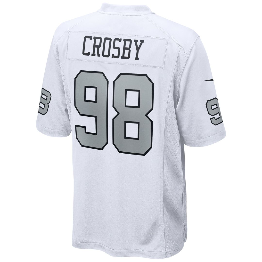 Las Vegas Raiders Maxx Crosby Black Game Jersey | NFL Football Jersey