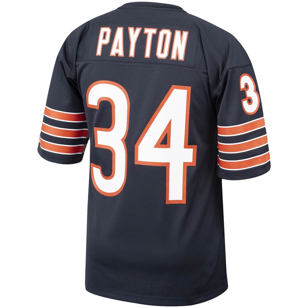 Chicago Bears 1985 Walter Payton Navy Authentic Throwback Retired Player Jersey | NFL Football Jersey