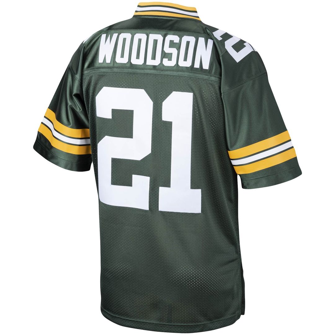 Green Bay Packers 2010 Charles Woodson Green Authentic Throwback Retired Player Jersey | NFL Football Jersey