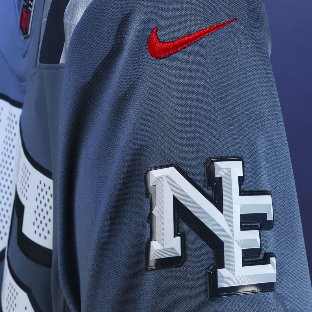 New England Patriots Hunter Henry Blue Rivalries Collection Stitched Limited Jersey | NFL Football Jersey