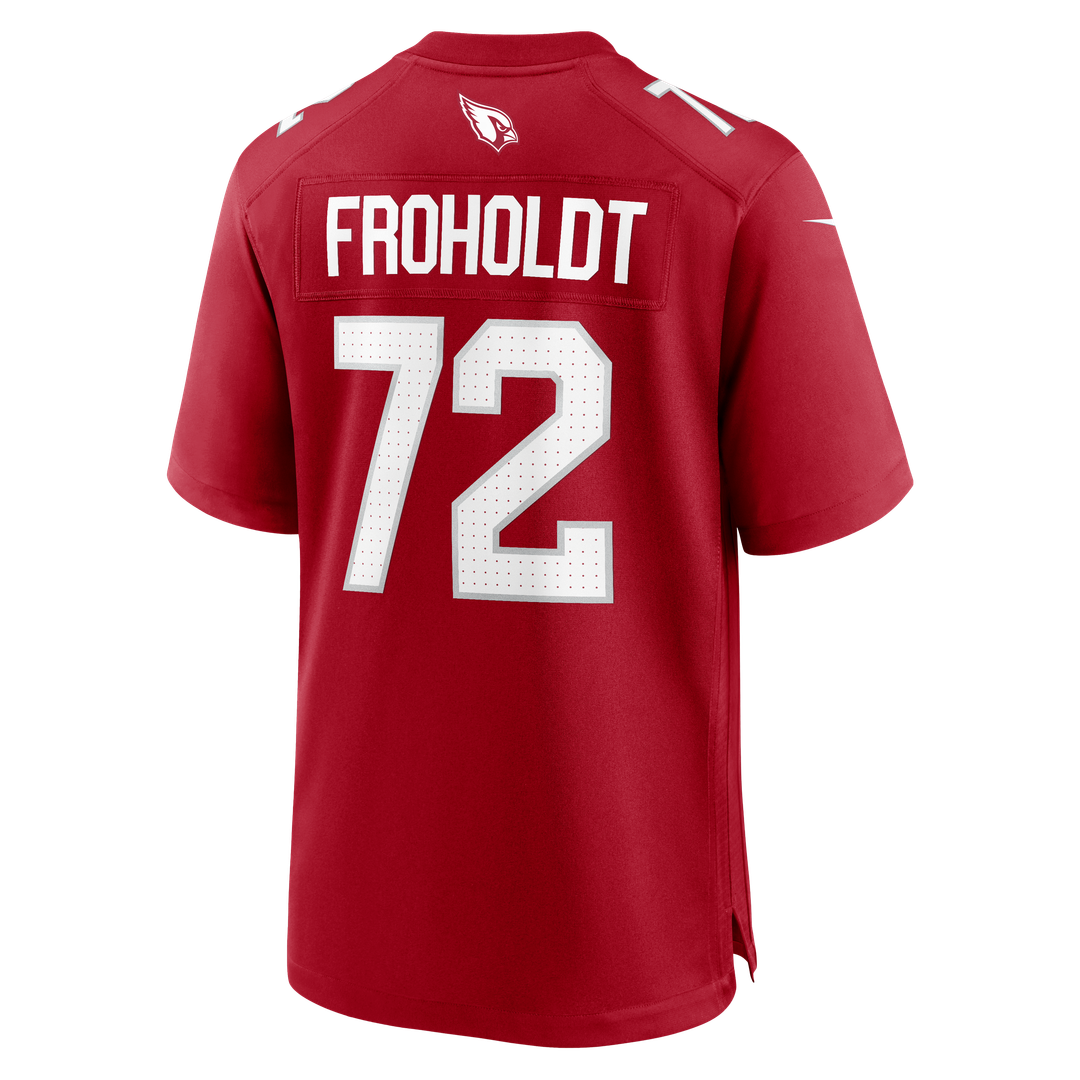 Arizona Cardinals Hjalte Froholdt Cardinal Team Game Jersey | NFL Football Jersey