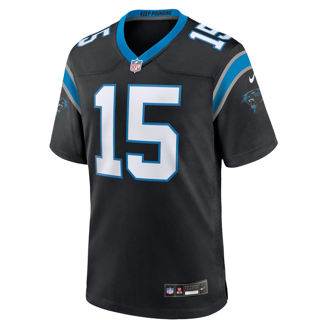 Carolina Panthers Jimmy Horn Jr Black Team Game Jersey | NFL Football Jersey