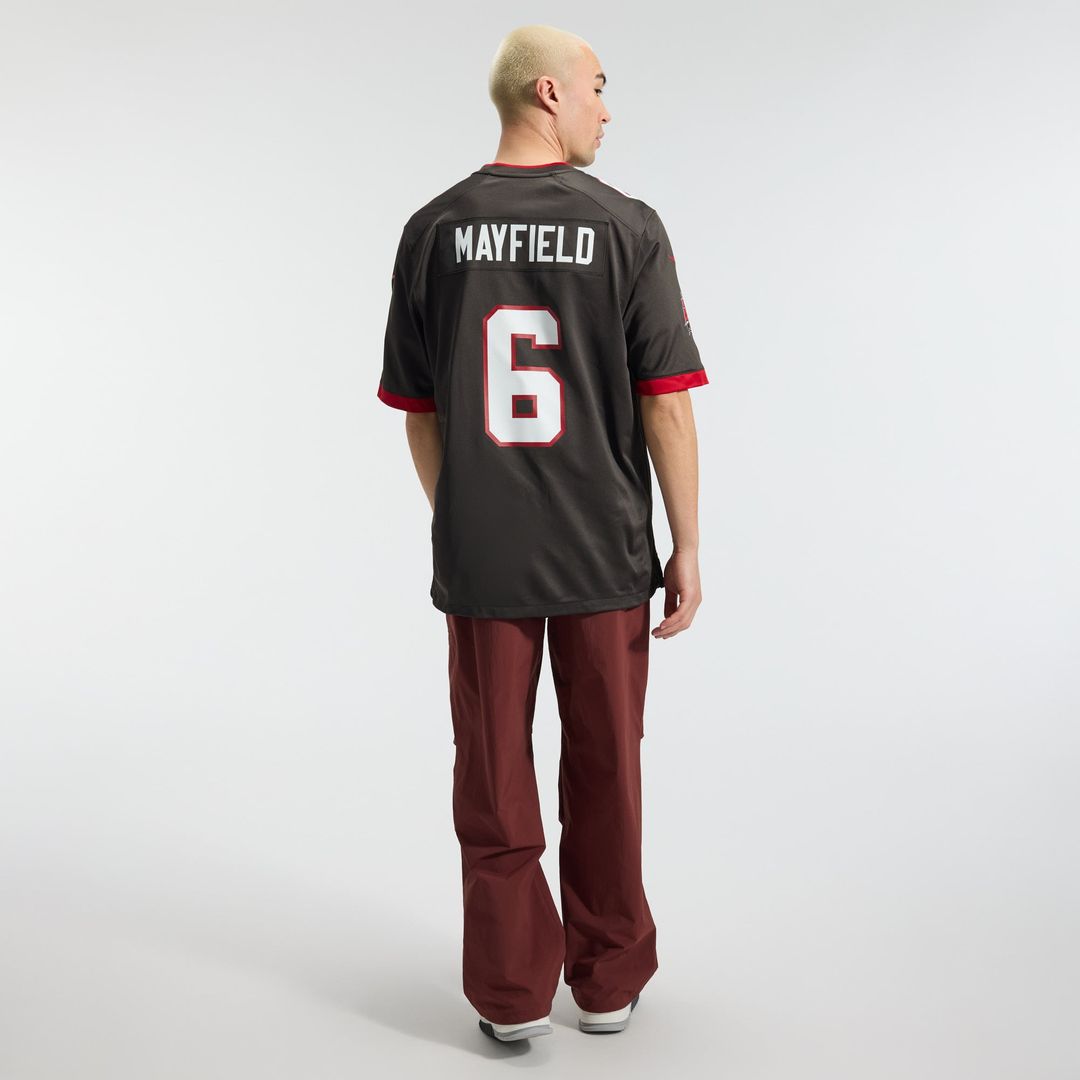 Tampa Bay Buccaneers Baker Mayfield Orange Throwback Game Jersey | NFL Football Jersey