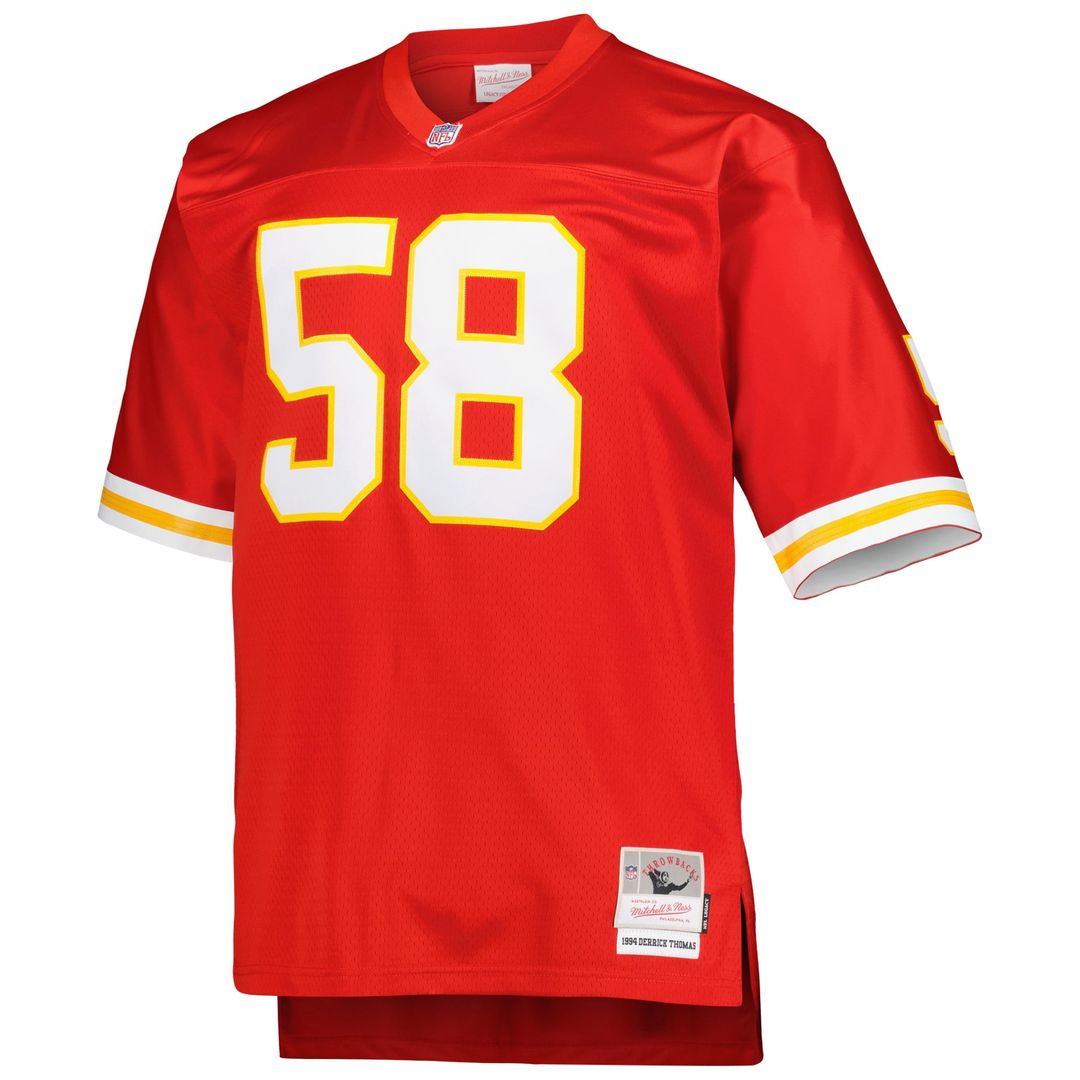 Kansas City Chiefs Derrick Thomas Red Big & Tall 1994 Retired Player Replica Jersey | NFL Football Jersey