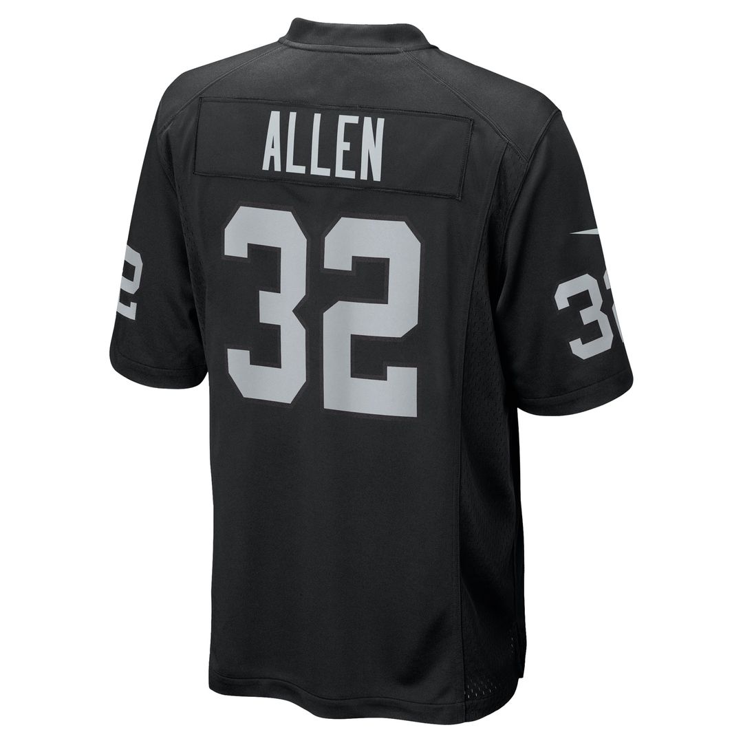 Las Vegas Raiders Marcus Allen Black Game Retired Player Jersey | NFL Football Jersey