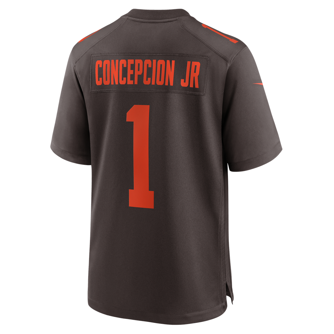 Cleveland Browns KC Concepcion Jr. White Game Jersey | NFL Football Jersey