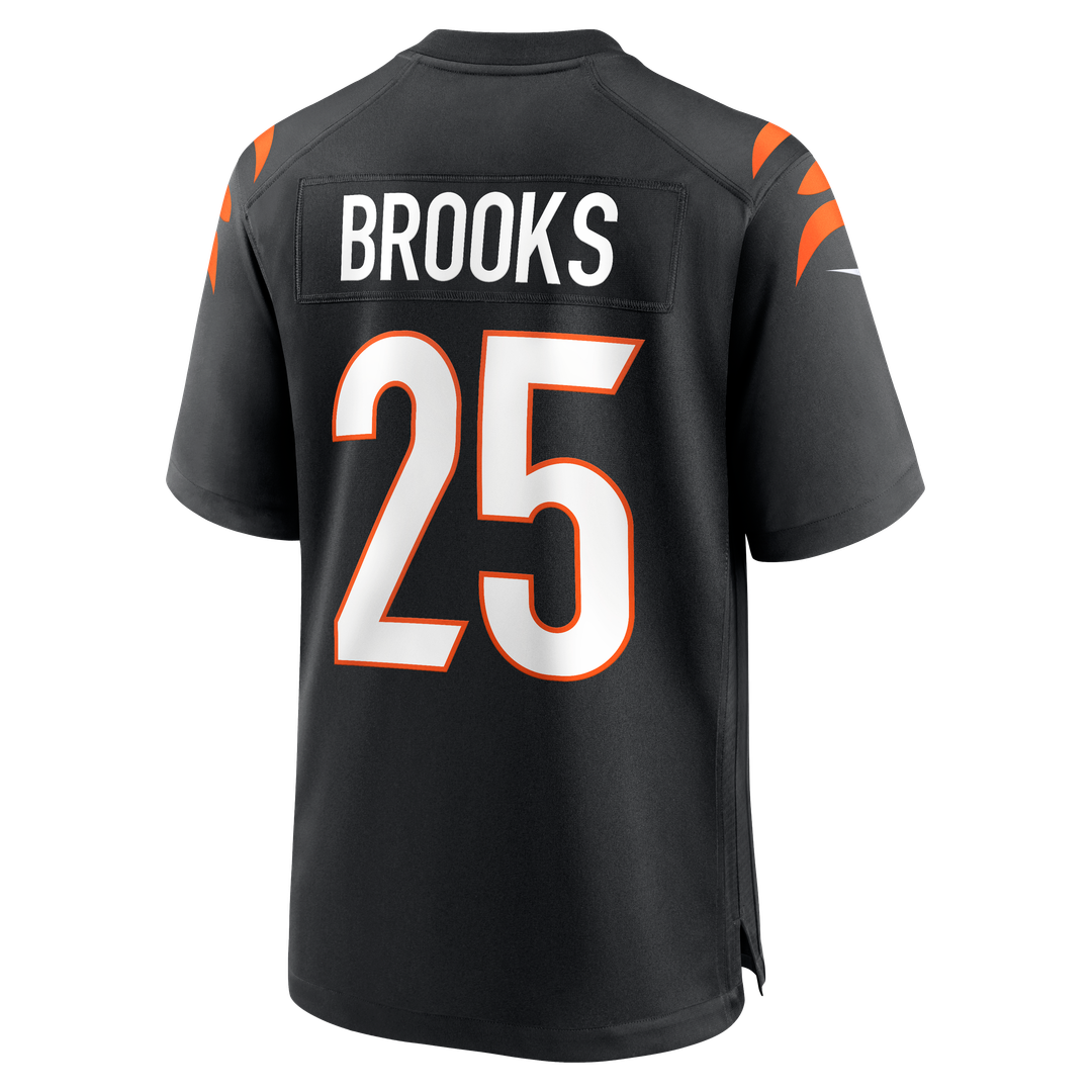 Cincinnati Bengals Tahj Brooks Black Team Game Jersey | NFL Football Jersey