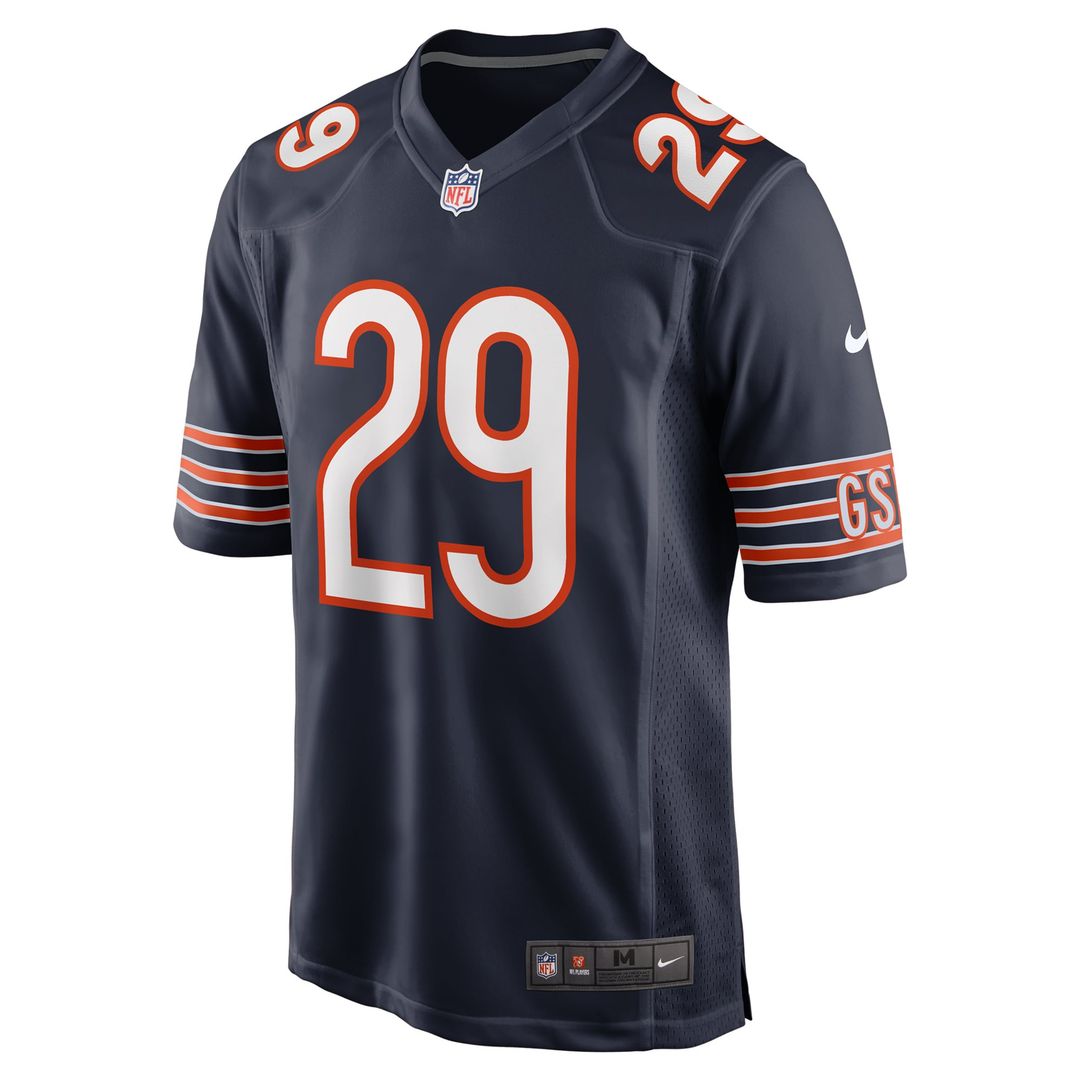 Chicago Bears Tyrique Stevenson Navy Game Jersey | NFL Football Jersey