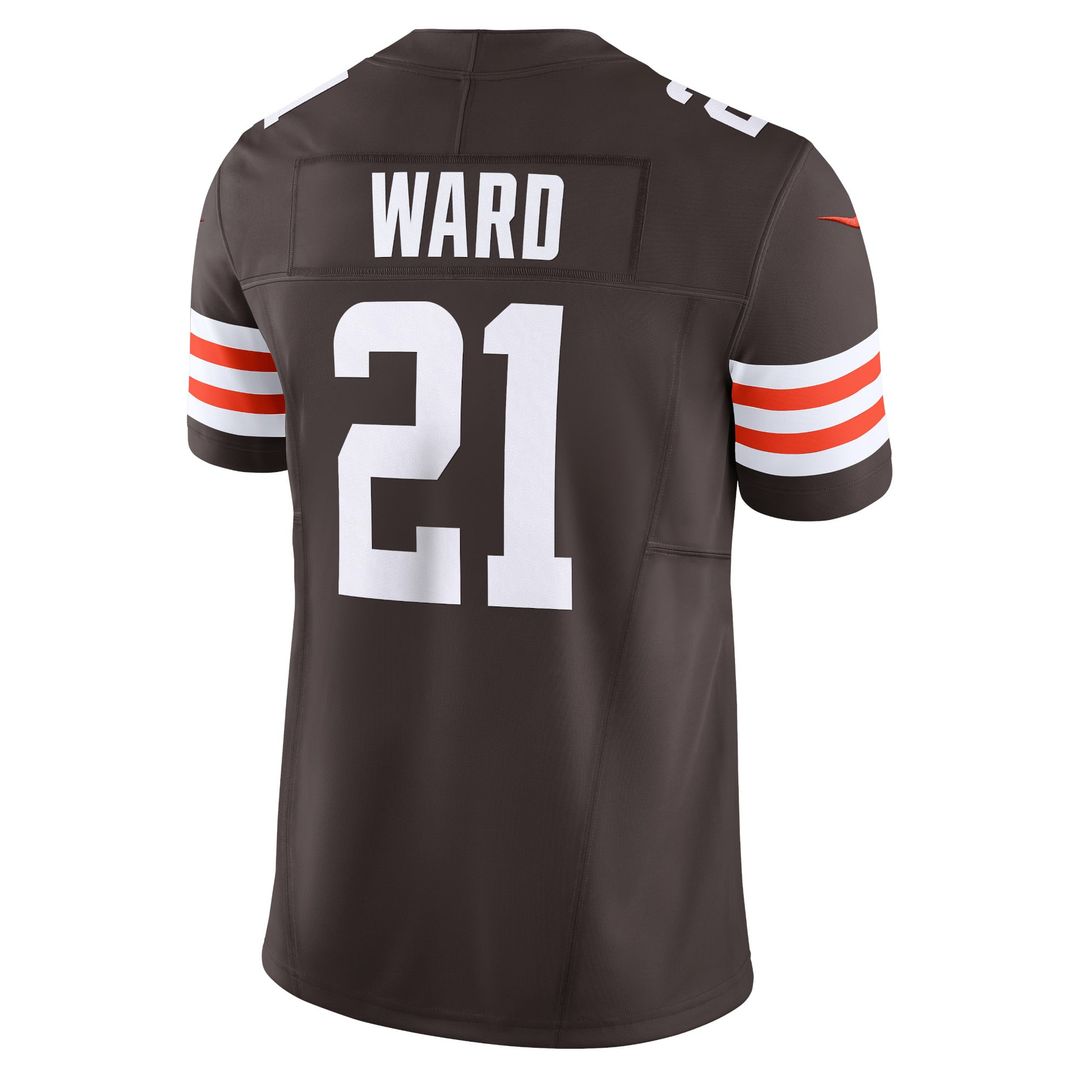 Cleveland Browns Denzel Ward Brown Vapor F.U.S.E. Limited Jersey | NFL Football Jersey