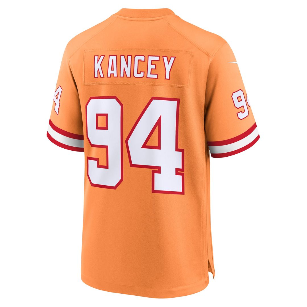 Tampa Bay Buccaneers Calijah Kancey White Game Jersey | NFL Football Jersey