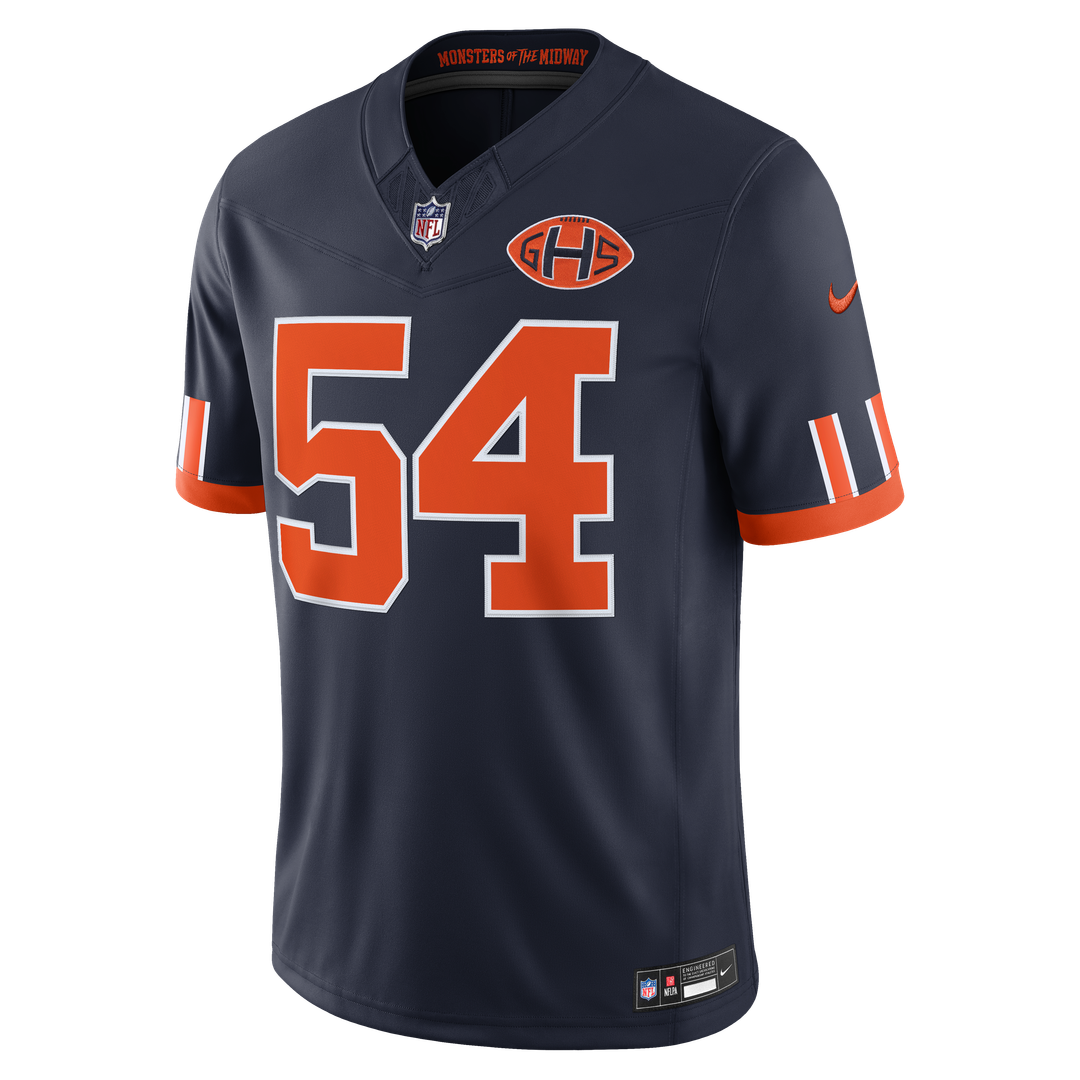 Chicago Bears Brian Urlacher Navy 2026 Rivalries Collection Game Jersey | NFL Football Jersey