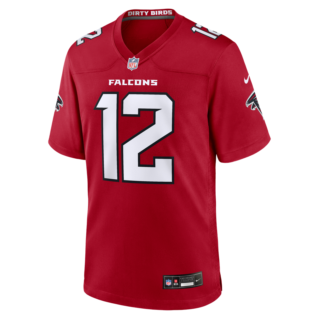 Atlanta Falcons Avieon Terrell Red Game Jersey | NFL Football Jersey