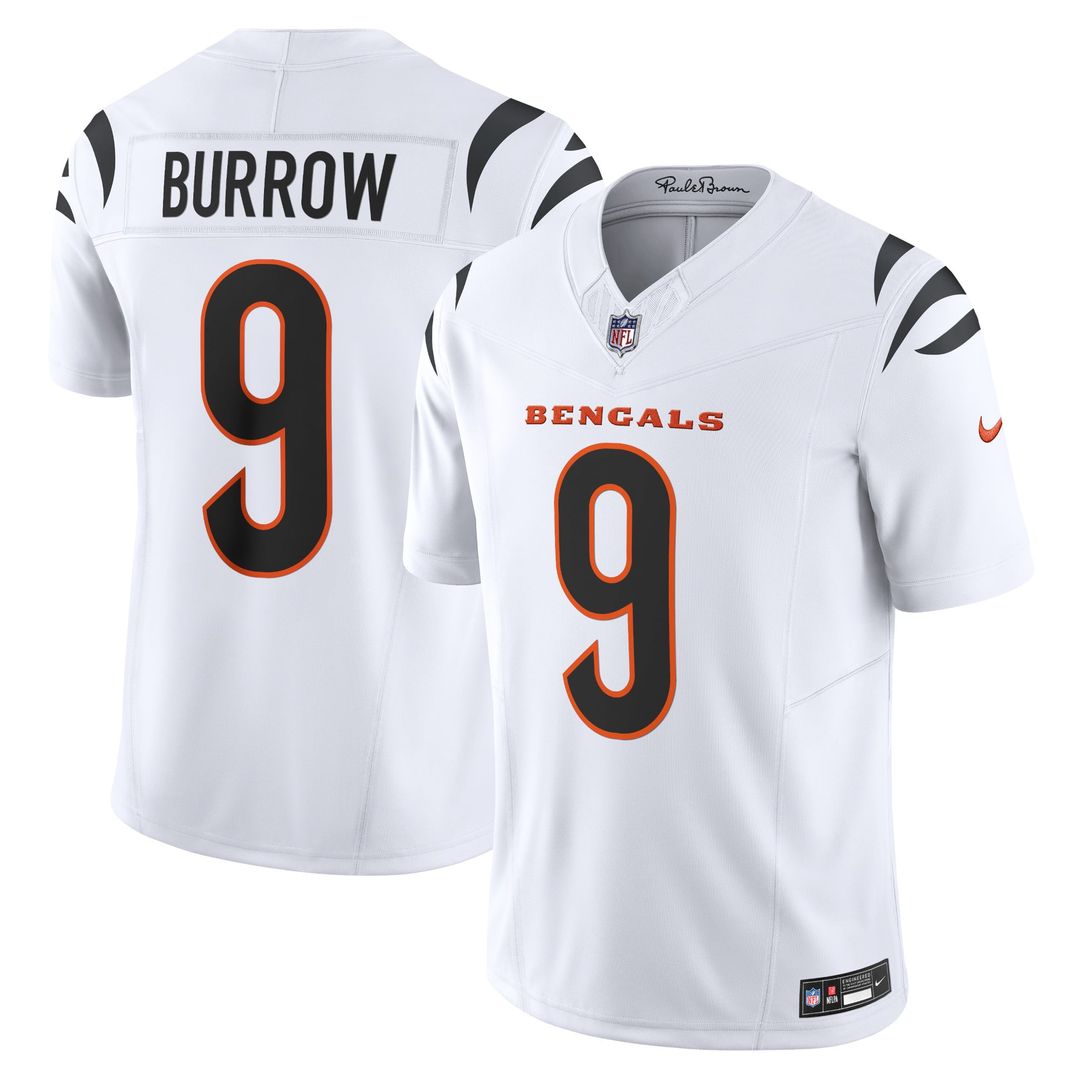 Cincinnati Bengals Joe Burrow Orange Vapor F.U.S.E. Limited Jersey | NFL Football Jersey