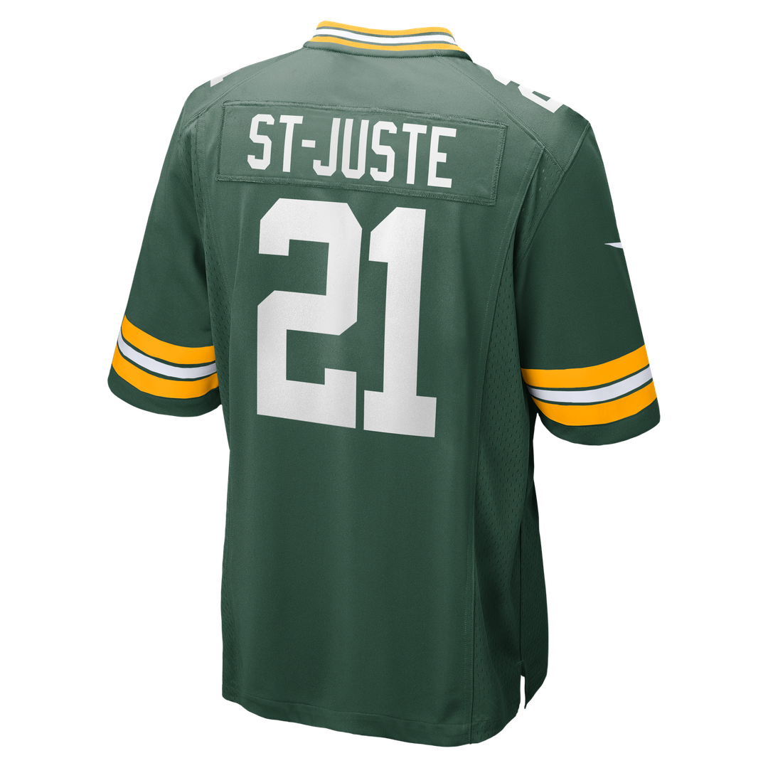 Green Bay Packers Benjamin St-Juste Green Team Game Jersey | NFL Football Jersey