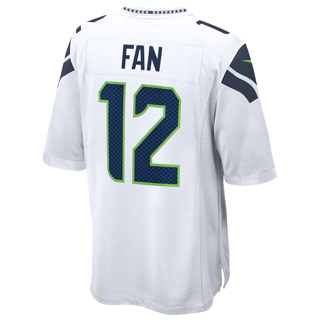 Seattle Seahawks 12s White Game Jersey | NFL Football Jersey