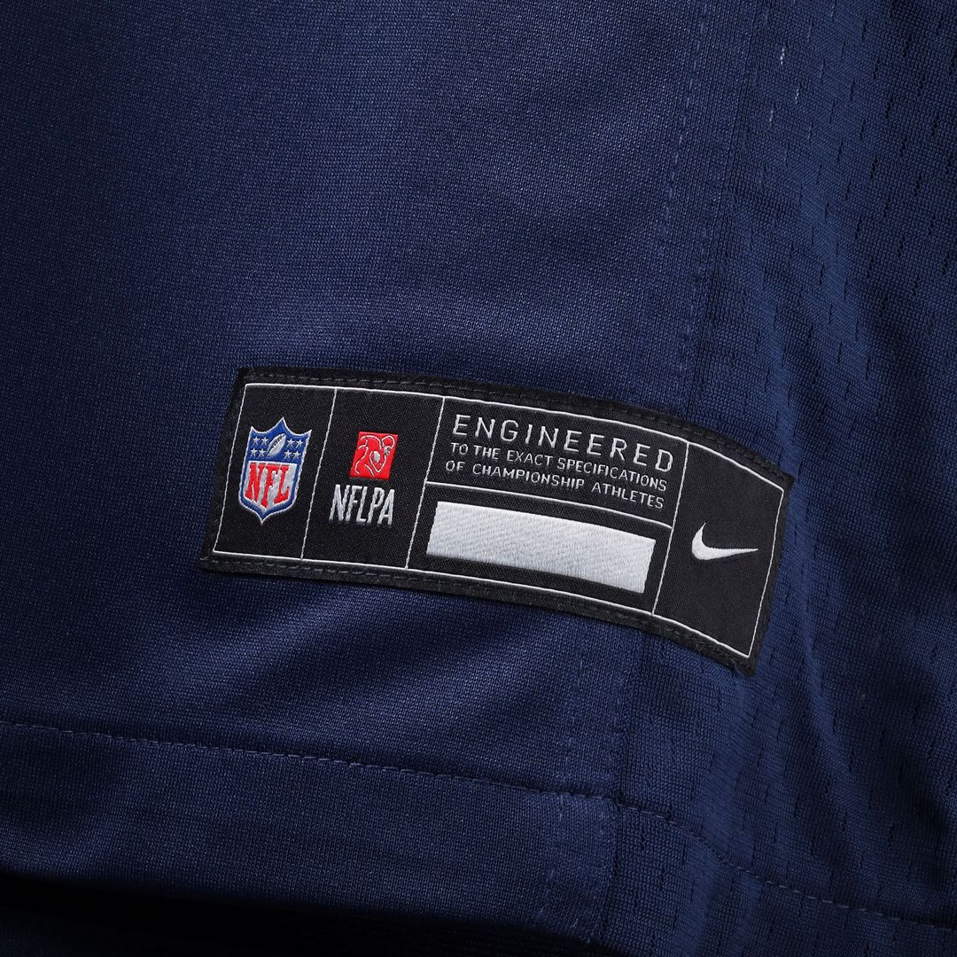 Seattle Seahawks Bryce Cabeldue College Navy Team Game Jersey | NFL Football Jersey
