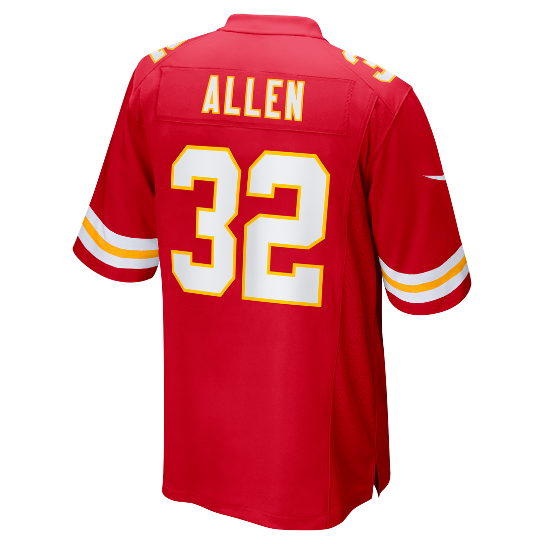 Kansas City Chiefs Marcus Allen White Retired Player Game Jersey | NFL Football Jersey