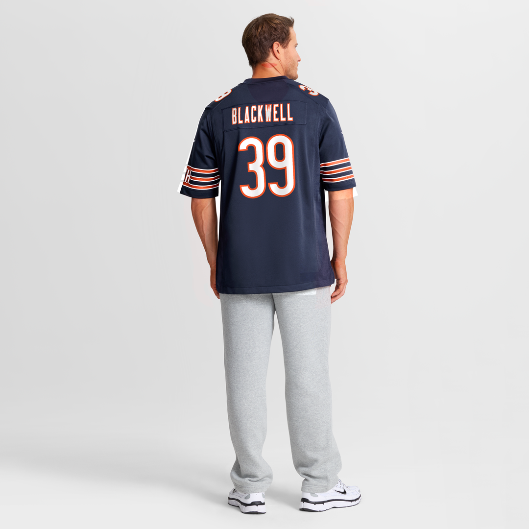Chicago Bears Josh Blackwell Navy Game Player Jersey | NFL Football Jersey