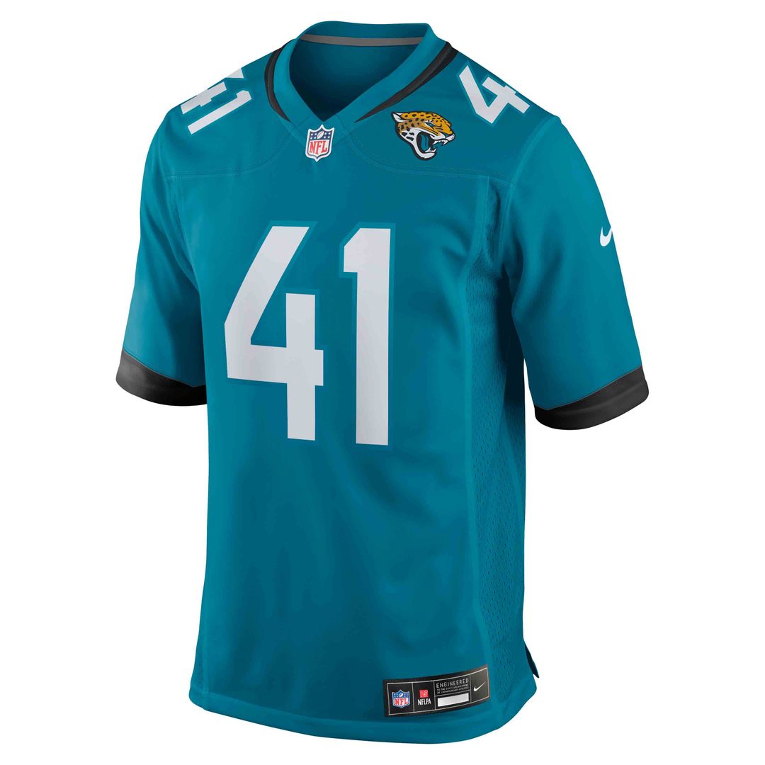 Jacksonville Jaguars Josh Hines-Allen Teal Player Game Jersey | NFL Football Jersey