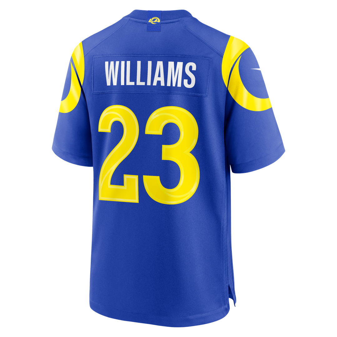 Los Angeles Rams Kyren Williams White White Game Player Jersey | NFL Football Jersey