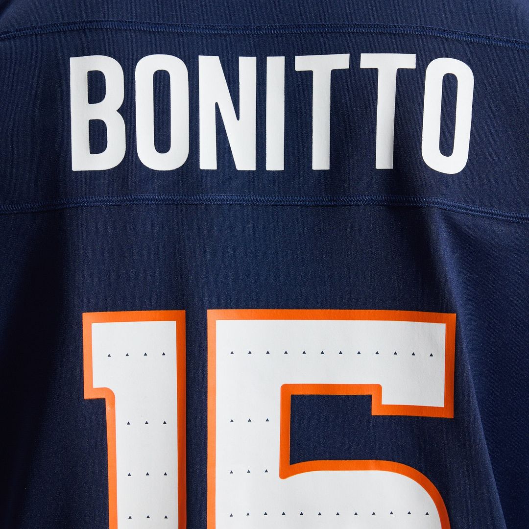 Denver Broncos Nik Bonitto Orange Team Game Jersey | NFL Football Jersey