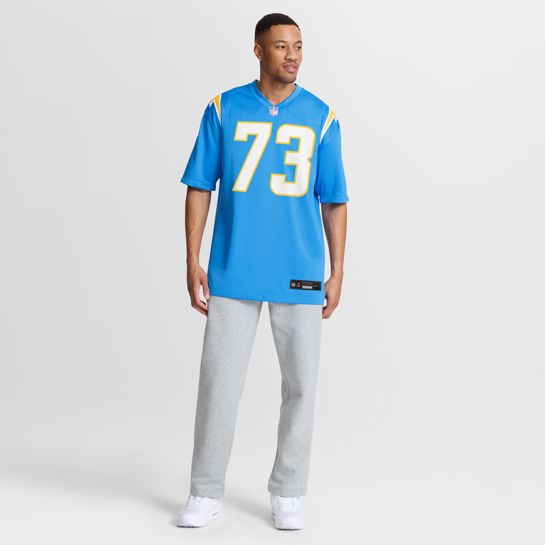 Los Angeles Chargers Mekhi Becton Powder Blue Team Game Jersey | NFL Football Jersey