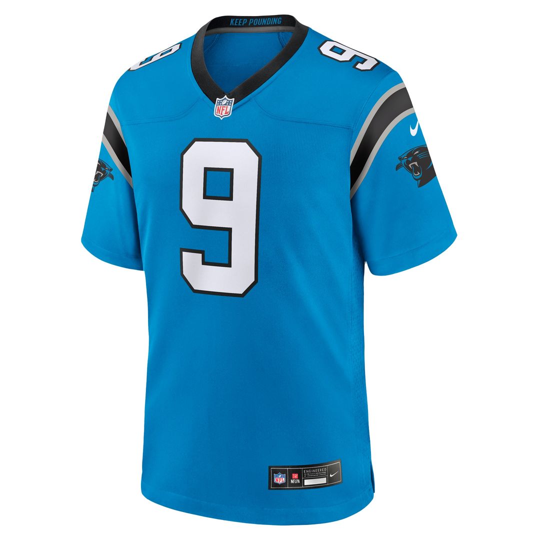 Carolina Panthers Bryce Young Blue Alternate Game Jersey | NFL Football Jersey