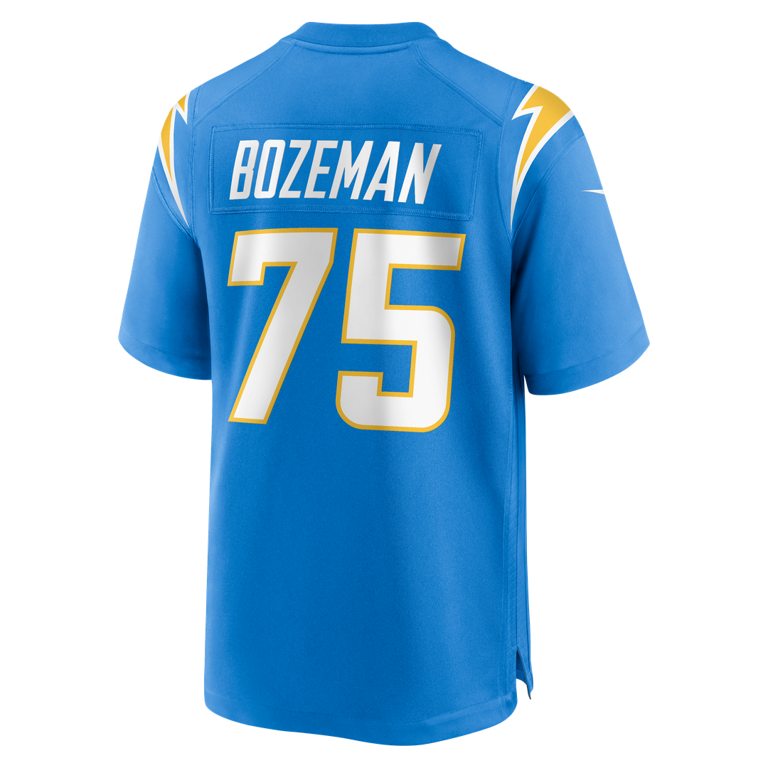 Los Angeles Chargers Bradley Bozeman Powder Blue Game Jersey | NFL Football Jersey