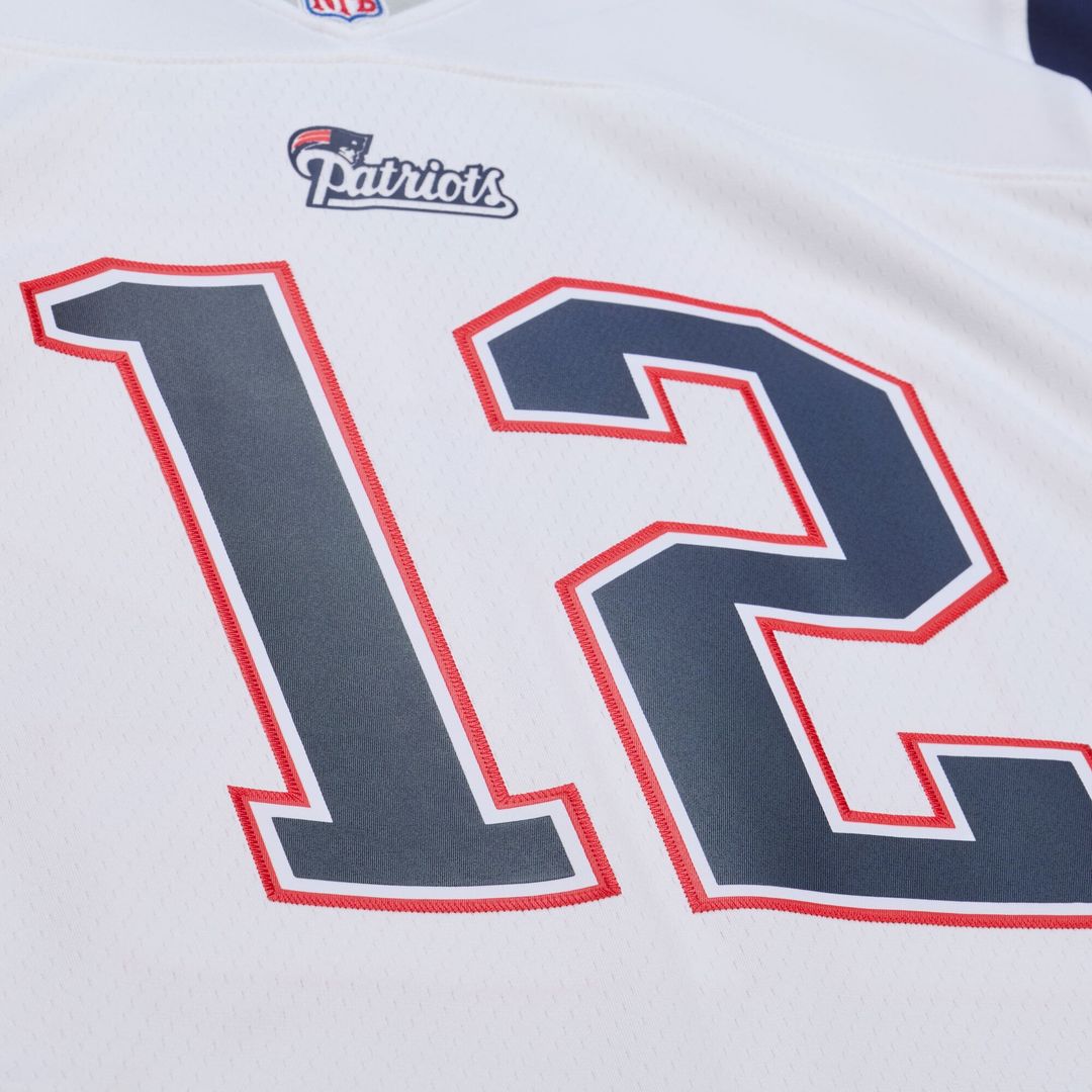 New England Patriots Tom Brady White 2000 Legacy Replica Jersey | NFL Football Jersey