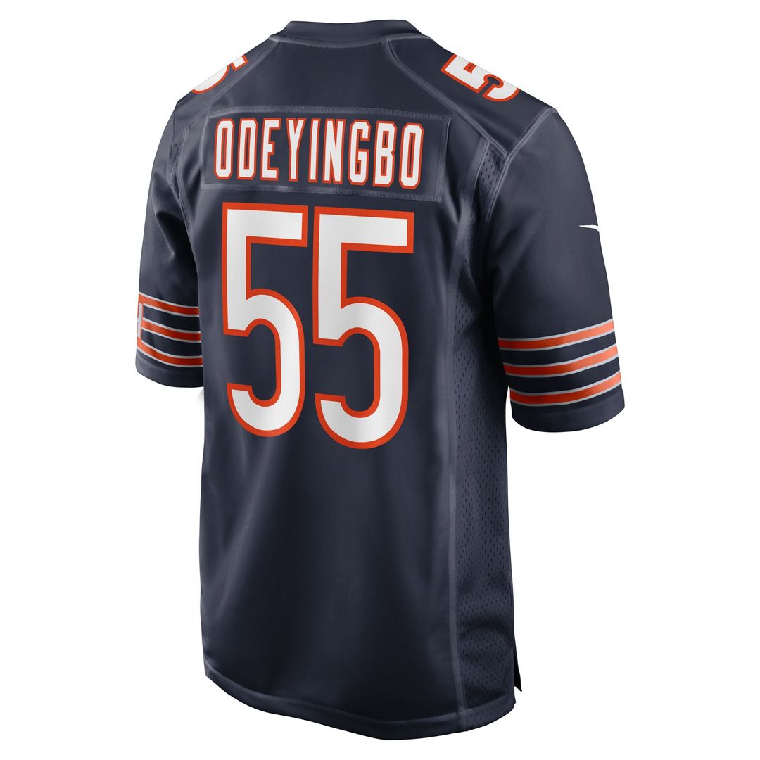 Chicago Bears Dayo Odeyingbo Navy Team Game Jersey | NFL Football Jersey
