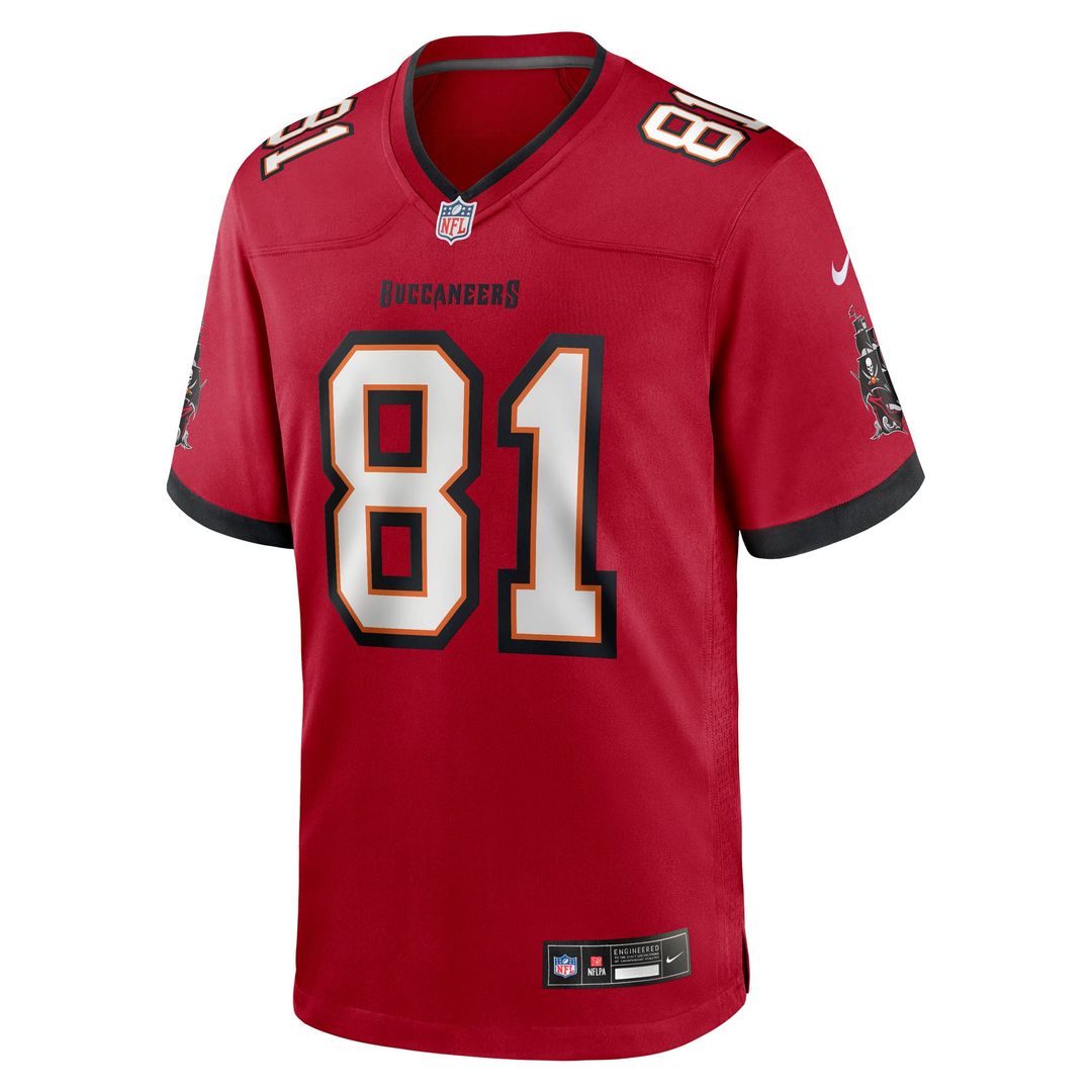 Tampa Bay Buccaneers Ryan Miller Red Team Game Jersey | NFL Football Jersey