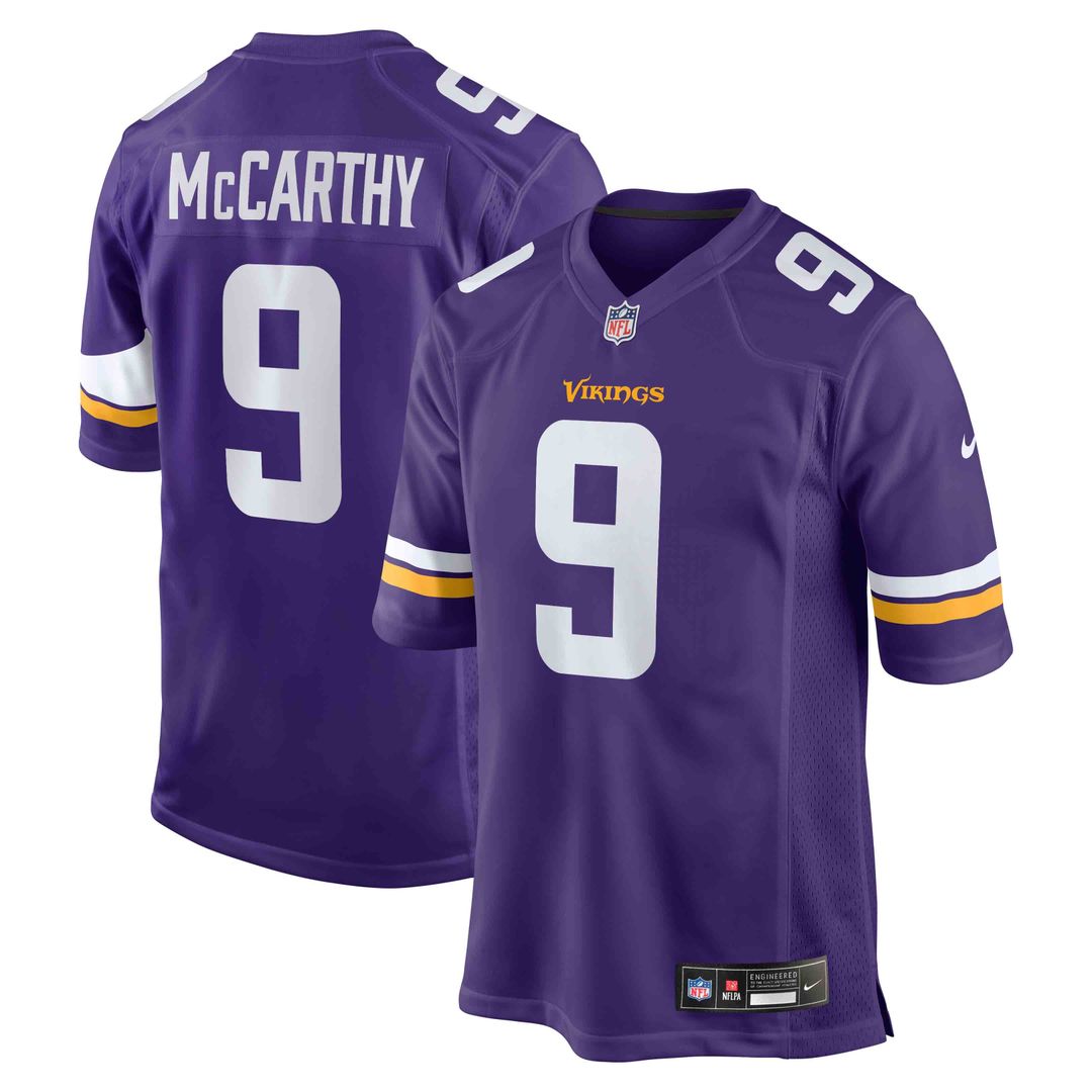Minnesota Vikings J.J. McCarthy White Alternate Game Player Jersey | NFL Football Jersey