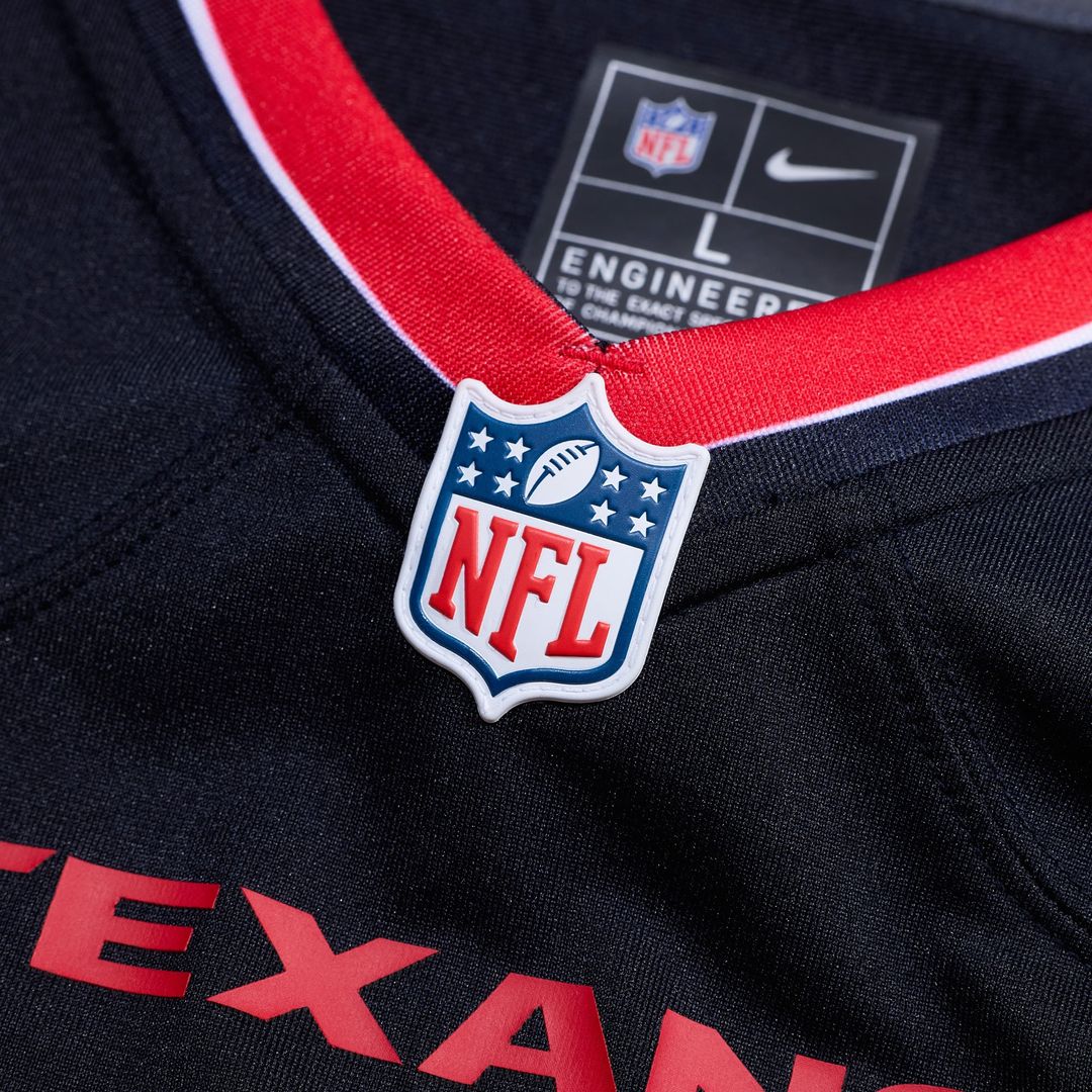 Houston Texans Cade Stover Navy Game Jersey | NFL Football Jersey
