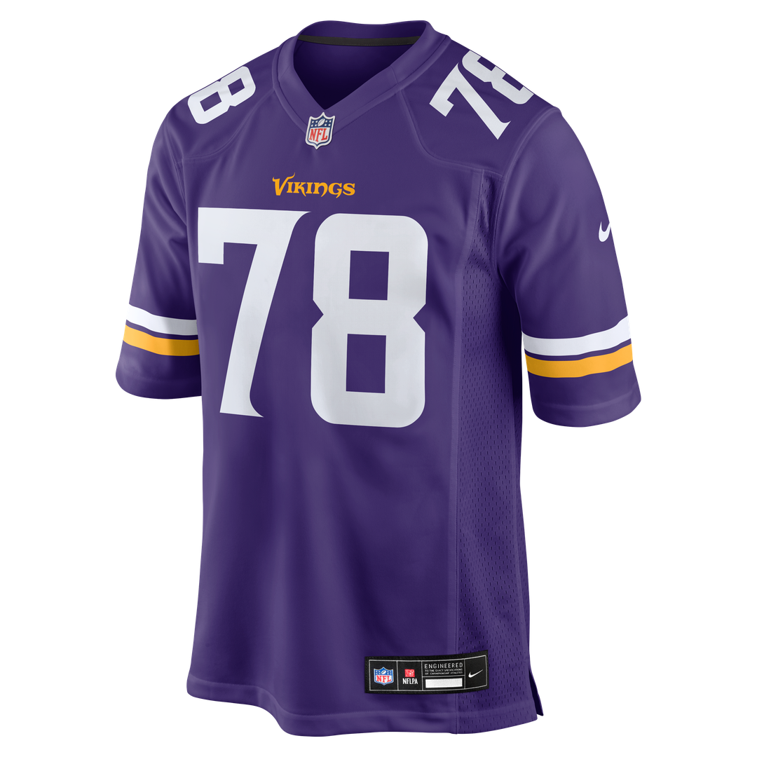 Minnesota Vikings Ryan Kelly Purple Team Game Jersey | NFL Football Jersey